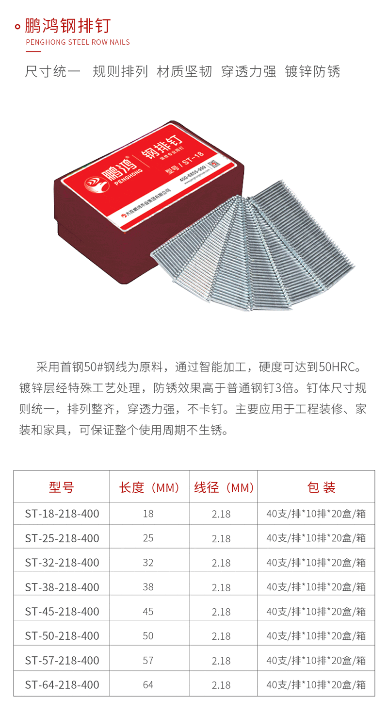NG电子游戏钢排钉