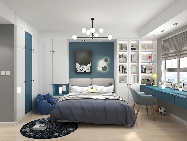 雪山白生态板-板材全屋定制案例