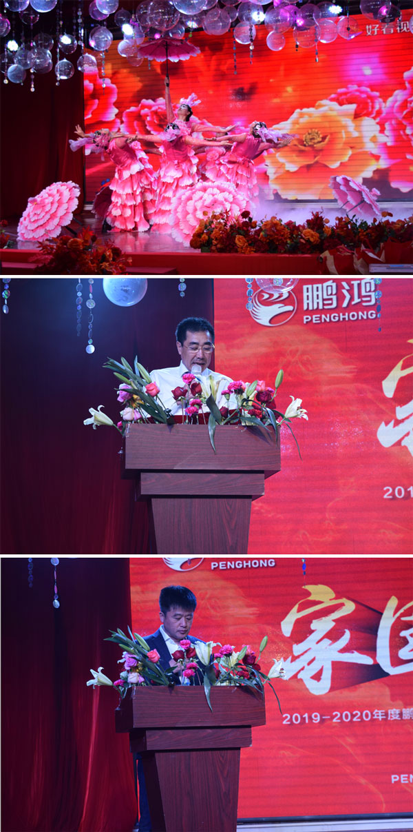 NG电子游戏板材工厂年会向导讲话