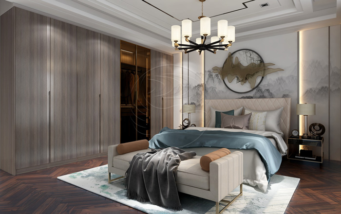 板式衣柜定制效果图